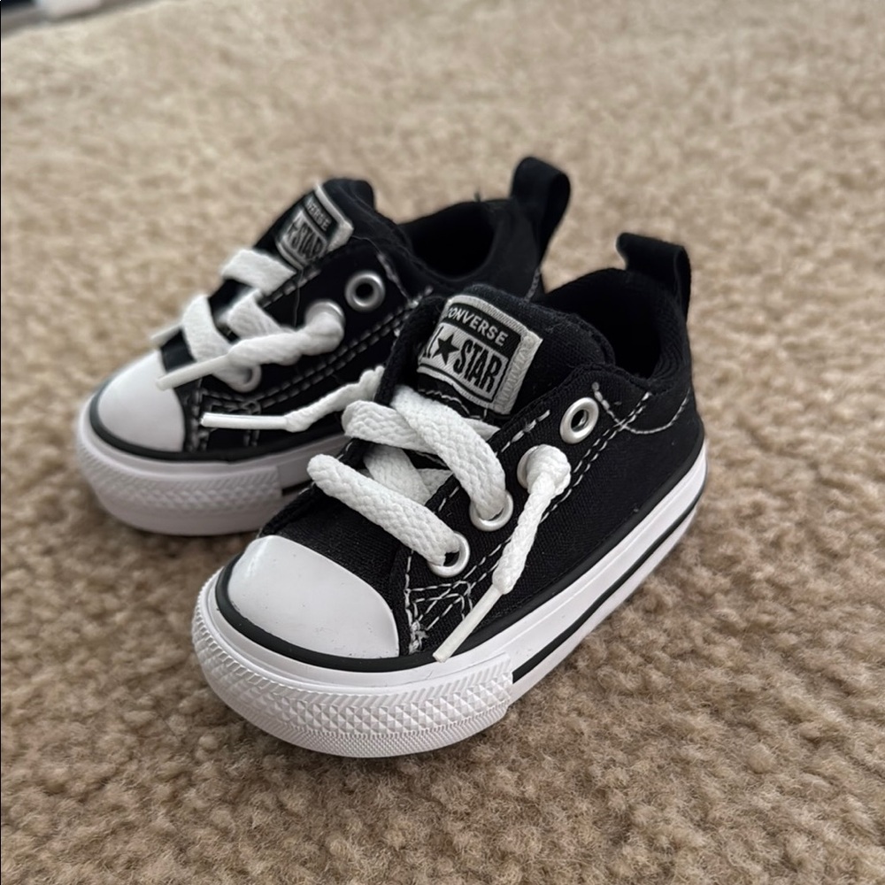 Converse Black and White High-Top Sneakers